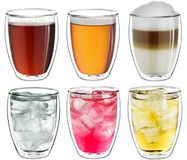 Creano Dubbelwandige Thermoglazen XXL 400ml - Set van 6