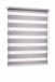 Madeco Duo rolgordijn 120 x 250 cm – Dag & Nacht roljaloezie – Lichtdoorlatend & Verduisterend – Grijs