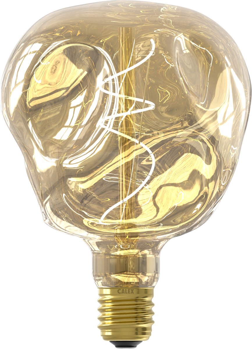 Calex Organic Neo Champagne - E27 LED Lamp - Filament Lichtbron Dimbaar - 4W - Warm Wit Licht