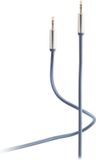 Flexline® 3,5 mm audio-jackkabel, zeer flexibel, 1,5 m, 2 x 3,5 mm metalen jackstekker, verguld