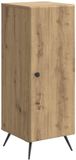 vidaXL Dressoir Artisanaal eiken 33 x 34,5 x 90 cm Bewerkt hout