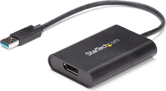 Startech USB32DPES2 USB 3.0 naar DisplayPort Adapter - Zwart