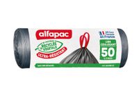 Alfapac - 10 zakken van 50 l met zeer sterke schuifband