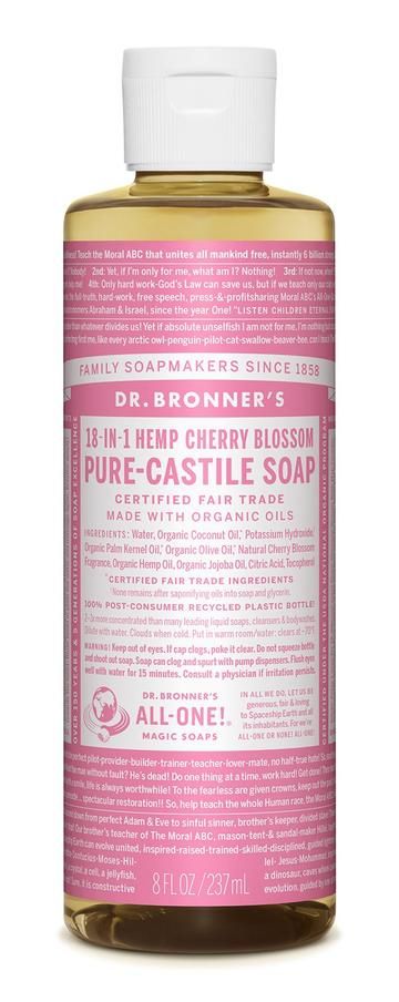 Dr. Bronner's Pure-Castile Liquid Soap - Cherry Blossom - 237ml