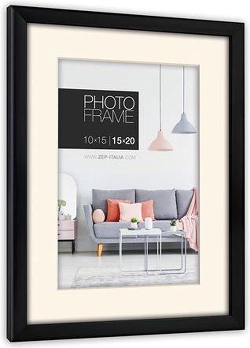Zep Fotolijst NP46B Edison Black 10x15 cm