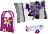 folia knutselvilt op rol, 150 g/m2, 450 mm x 5 m, zwart