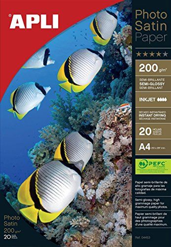 APLI 004453 fotopapier - satijn - 210 x 297 mm - 175 g - 20 stuks