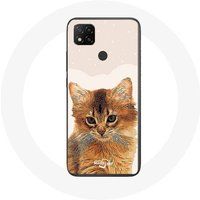 Maniacase Etui voor Xiaomi Redmi 9C Somalische kattenrace