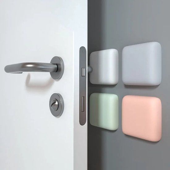 Siliconen Deurstopper - Set van 2 - Grijs