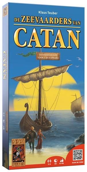 999 Games De Kolonisten van Catan: De Zeevaarders 5/6 spelers - Bordspeluitbreiding