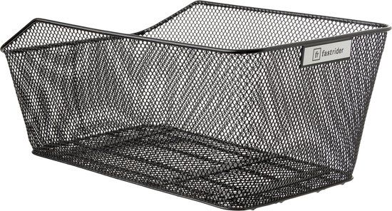 Fastrider Porter Rear Carrier Bicycle Basket - 25L - Black