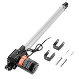VEVOR 6000N Lineaire actuator, DC 12 V, lineaire aandrijving, IP44, elektrische lineaire motor, 400 mm, heflengte, geluidsniveau ≤ 50 dB, elektrische deuropener, 5 mm/s, rijsnelheid, lineaire