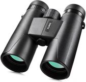 FlinQ Verrekijker 12x42 HD voor volwassenen en kinderen - vogelobservatie & jacht | Compacte HD-verrekijker met BAK4 dakkantprisma & FMC-coating - voor wandelen, safari, sterren, incl. statiefdraad & tas