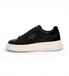 Guess Elba Leren Sneakers Zwart