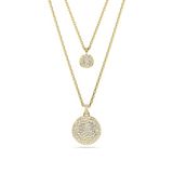 Swarovski Meteora Hanger Goudkleurig Wit Kristal