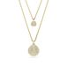 Swarovski Meteora Hanger Goudkleurig Wit Kristal
