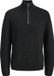 JACK&JONES JORBLEECKER KNIT HALF ZIP BF Heren Gebreide truien Zwart S