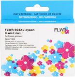 FLWR Epson 604XL Cyaan Inktcartridge - Hoge Capaciteit Huismerk