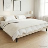 vidaXL Gewogen Dekentje Wit 137 x 200 cm 6 kg 100% Katoen 205T