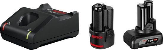 Bosch 12V Accu Set - 2.0Ah + 4.0Ah + Oplader