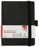 Quantore Notitieboek A6 flex lijn 192blz 80gr zwart