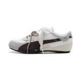 PUMA Sneakers laag 'Bella Mina' beige / crème / donkerbruin / grijs