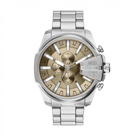 Diesel DZ4702 Mannen Horloge 48 mm - Zilverkleurig