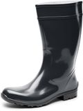 Ladeheid LA-LMG-967-Ilse Dames Regenlaarzen - Rubber - Hoog - PVC - Waterdicht – Zwart – 38