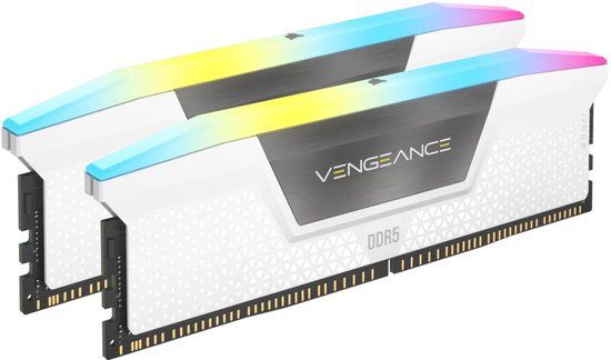 CORSAIR VENGEANCE RGB DDR5 Lichtverbeteringsset (geen fysiek geheugen) - wit