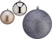 Krist+ Kerstballen Ø 12 cm 6 Stuks Zilverkleurig Plastic