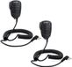 Retevis RS111 talkies-walkies, microphone haut-parleur, 2 broches, compatible avec les radios UV-5R, BF-888S, BF-88E, RT24, RT27 (2 pièces)