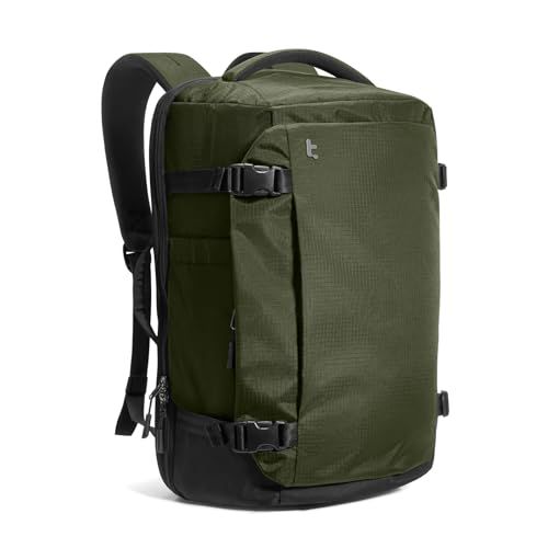 tomtoc 28L Reisrugzak, TSA-vriendelijke Handbagagerugzak, Waterdichte Easyjet Rugzak, Handbagage Vliegtuig, Lichtgewicht Business Laptop Rugzak Mannen Vrouwen voor 16 Inch, Weekender Dagrugzak