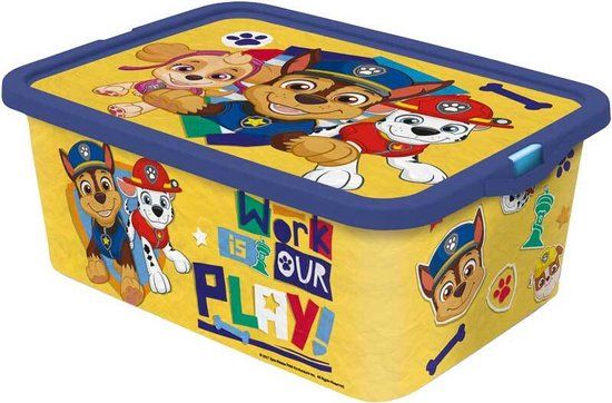 PAW Patrol Opbergbox - 13L - Blauw/Geel