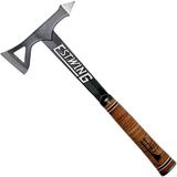 Estwing Black Eagle Leather Tomahawk Axe - Black with Nylon Sheath