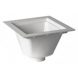Oatey 42721 op de vloer gemonteerde wastafel met 3-inch stopcontact