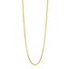 ZINZI 45cm Or 14 krt gourmet collier 1mm large, idéal pour attacher votre pendentif ZGLG45-1