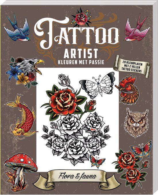 Interstat Tattoo Artist Kleurboek