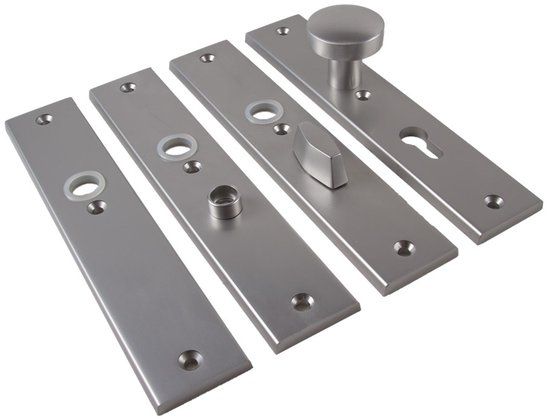 Ami Kroon BV Ami Langschild - rechthoekig - 251x50x8mm - PC 92 - aluminium F-1