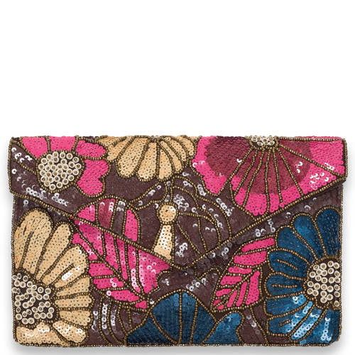 Bulaggi clutch Flower bruin/multi