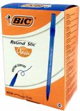 BIC Round Stic - Balpen Blauwe Inkt - Punt 1 mm - 60 Stuks