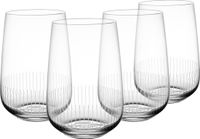 Villeroy & Boch Afina Longdrinkglazen 300 ml - Set van 4 - Transparant Kristal