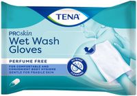 Tena Wet Wash Gloves No Perfume