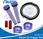 Dyson V7 Trigger Pro Kit d'entretien (alternative Plus.Parts® pour 965661-01 / 967478-01)