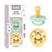 Merkloos / Sans marque BIBS Denmark ApS Antikoliek Speen 6m+ Rond Natuurlijk Rubber Mint/Pale Butter (2 stuks)