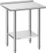 Vevor Roestvrijstalen Tafel voor de Horeca, 762 x 610 x 894 mm, Verstelbaar