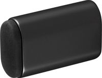 Hermeta Deurbuffer Ovaal 60mm Mat Zwart
