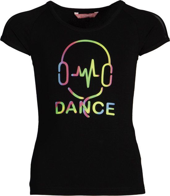 Papillon Dance Beat Sportshirt - Kids - Black/Multi - Size 128