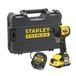 STANLEY FATMAX V20 18V Brushless Slagschroevendraaier met 3 snelheden in TSTAK koffer (met 12x 2.0Ah accu en lader) SFMCF811D1T-QW
