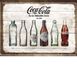 Nostalgic Art Merchandising Coca Cola Timeline Metalen Postcard 10 x 14 cm