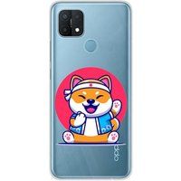 1001 coques Oppo Bedrukt siliconen hoesje compatibel met Oppo A15 Shiba ninja
